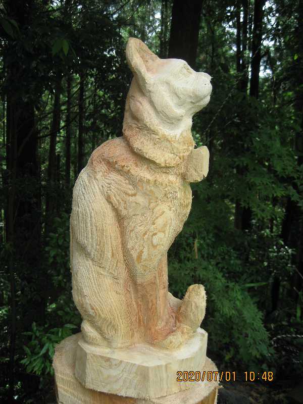 チェーンソーアート製作販売、もみじ苗木の生産販売の原山もみじ家